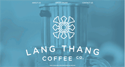 Desktop Screenshot of langthangcoffee.com