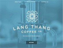 Tablet Screenshot of langthangcoffee.com